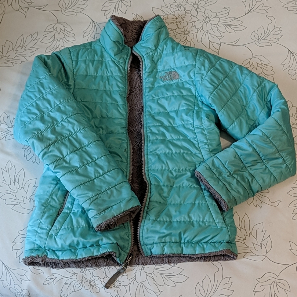 North Face girls reversible jacket